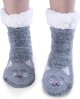Women’s Fuzzy Slipper Socks With Grippers Cozy Warm Cute Animal Gifts (1 Pairs)